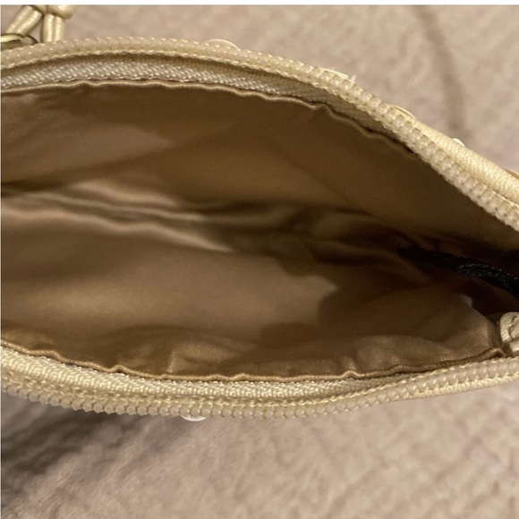 Coach Sequin Cream Clutch Bag - Picture 6 of 6